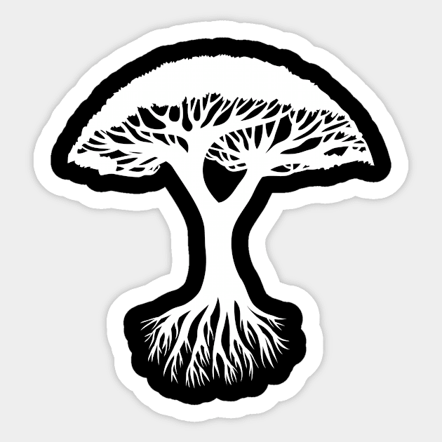 Umbrella Tree Sticker by AVEandLIA